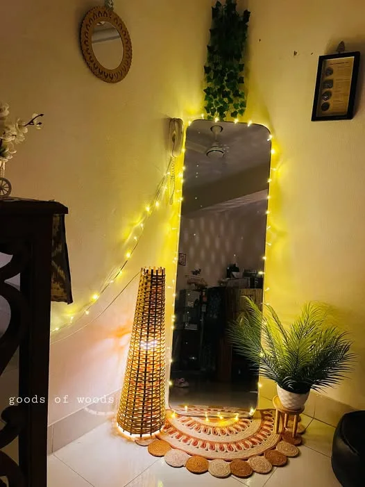 Customer photo: floor lamp in a corner